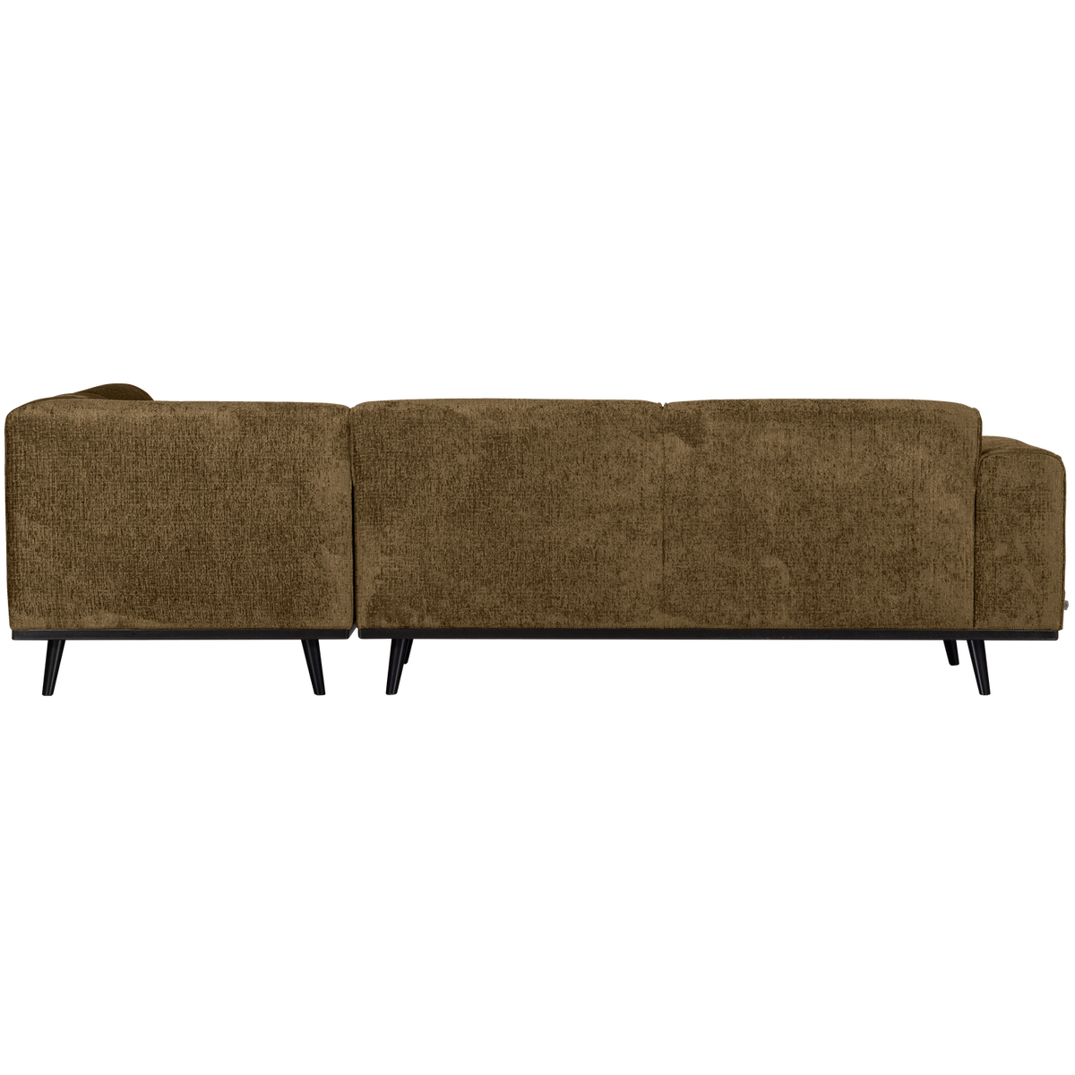 Woood | Hoekbank Statement rechts structure velvet brass