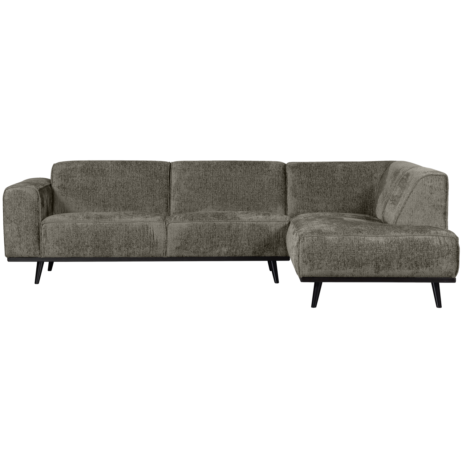 Woood | Hoekbank Statement rechts structure velvet frost