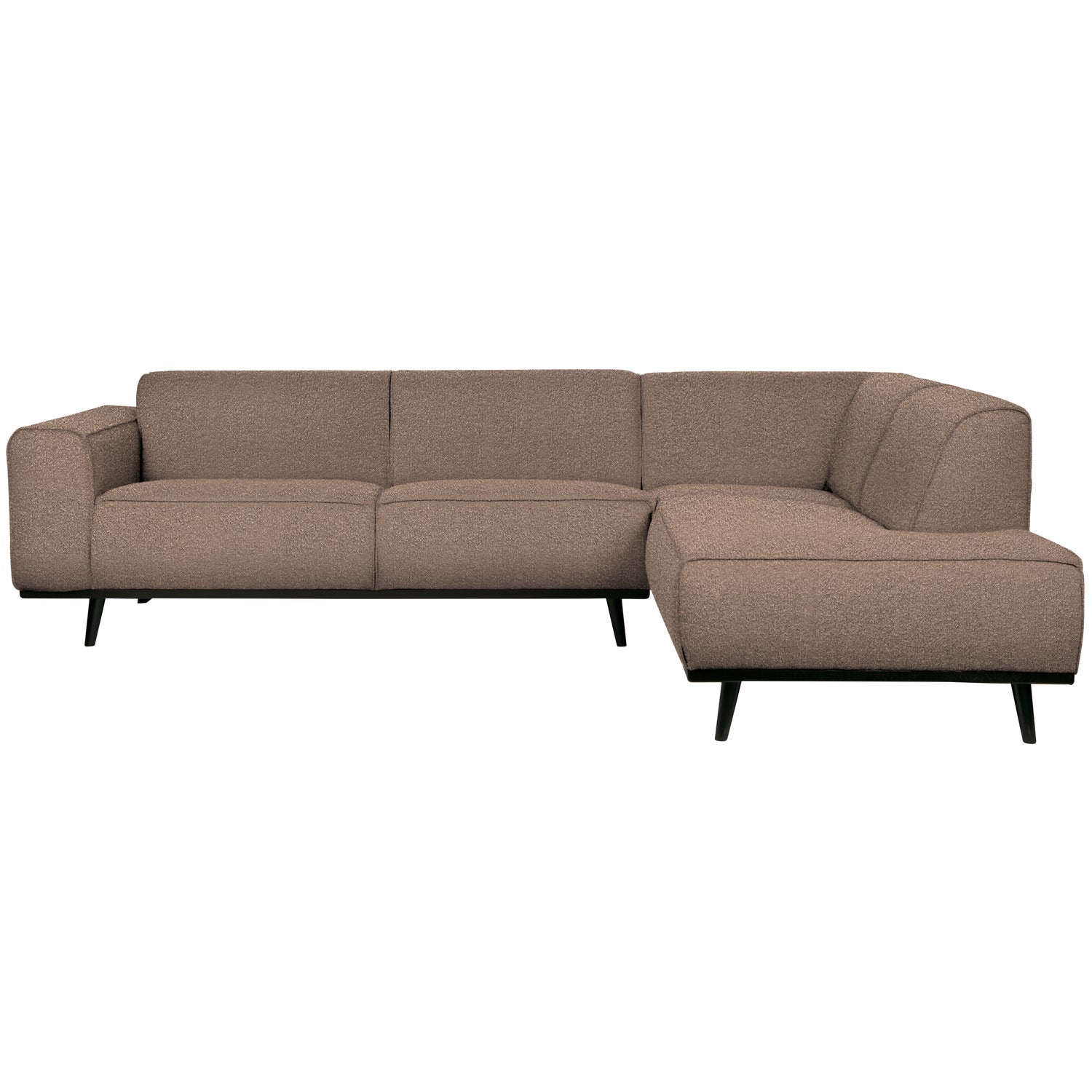 Woood | Hoekbank Statement rechts boucle nougat