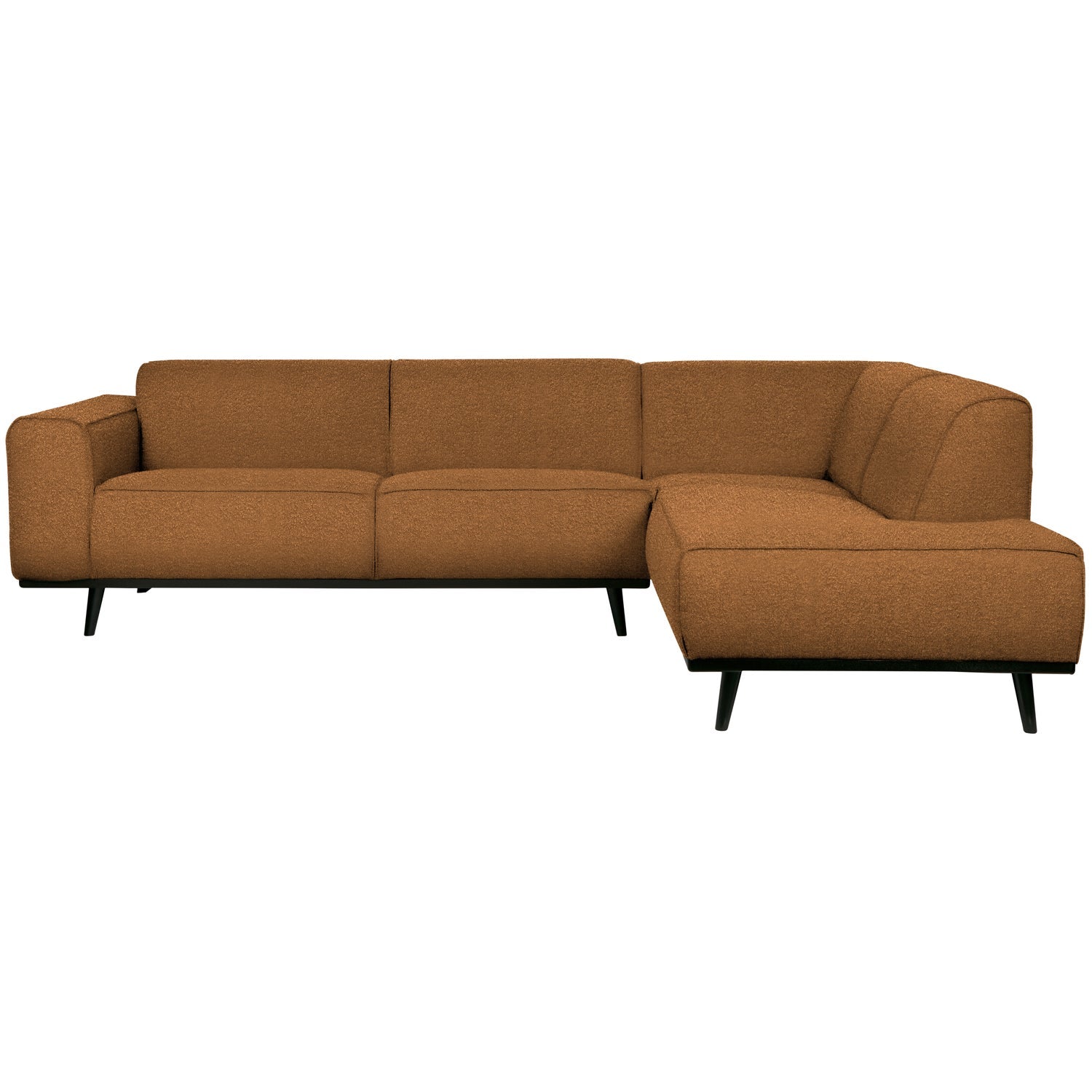 Woood | Hoekbank Statement rechts boucle botergeel