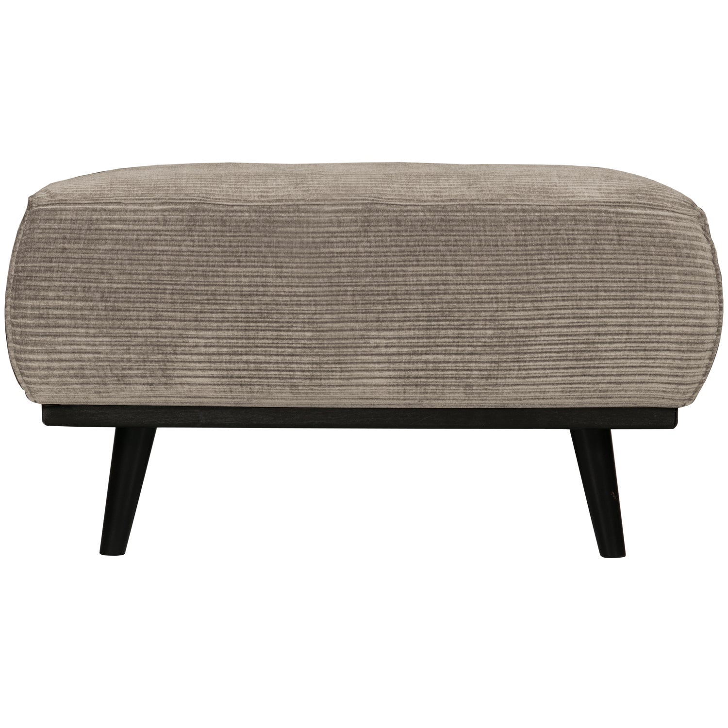 Woood | Hocker Statement ribstof kleigrijs