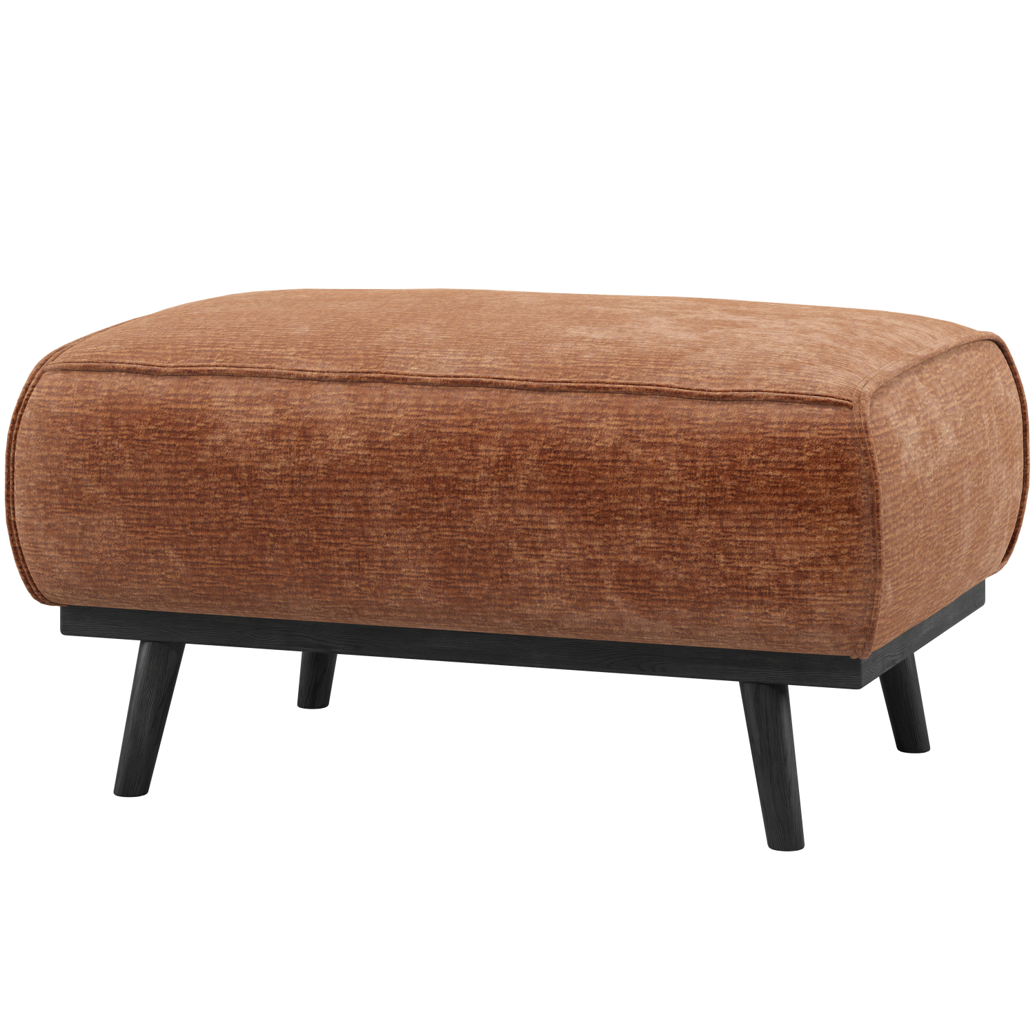 Woood | Hocker Statement chenille velvet terra