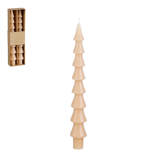Selected by | Dinerkaars kerstboom beige set van 2