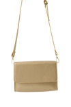 Zusss | Handtas met hart spiegel champagne/goud