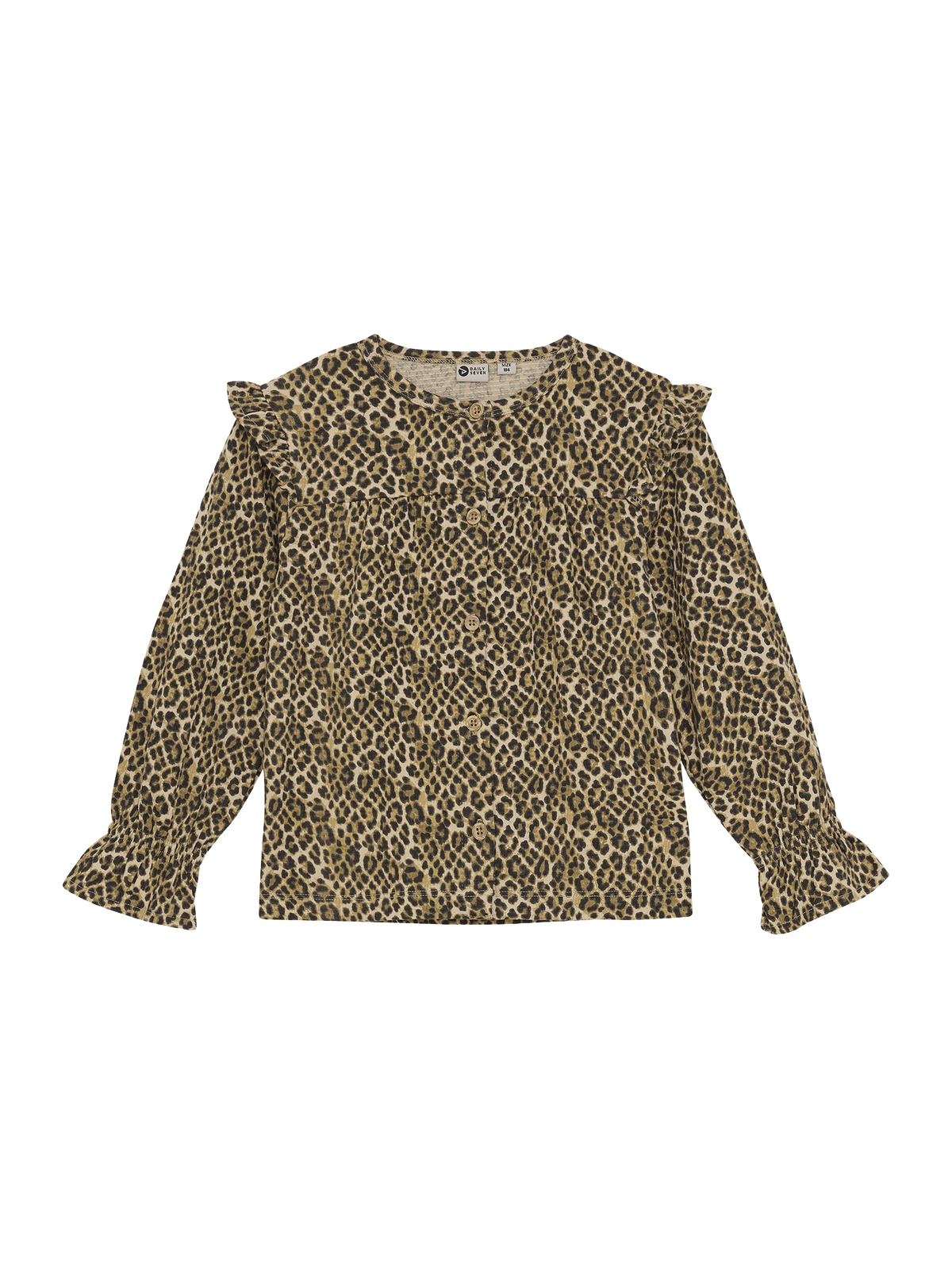 Daily7 | Longsleeve leopard latte sand