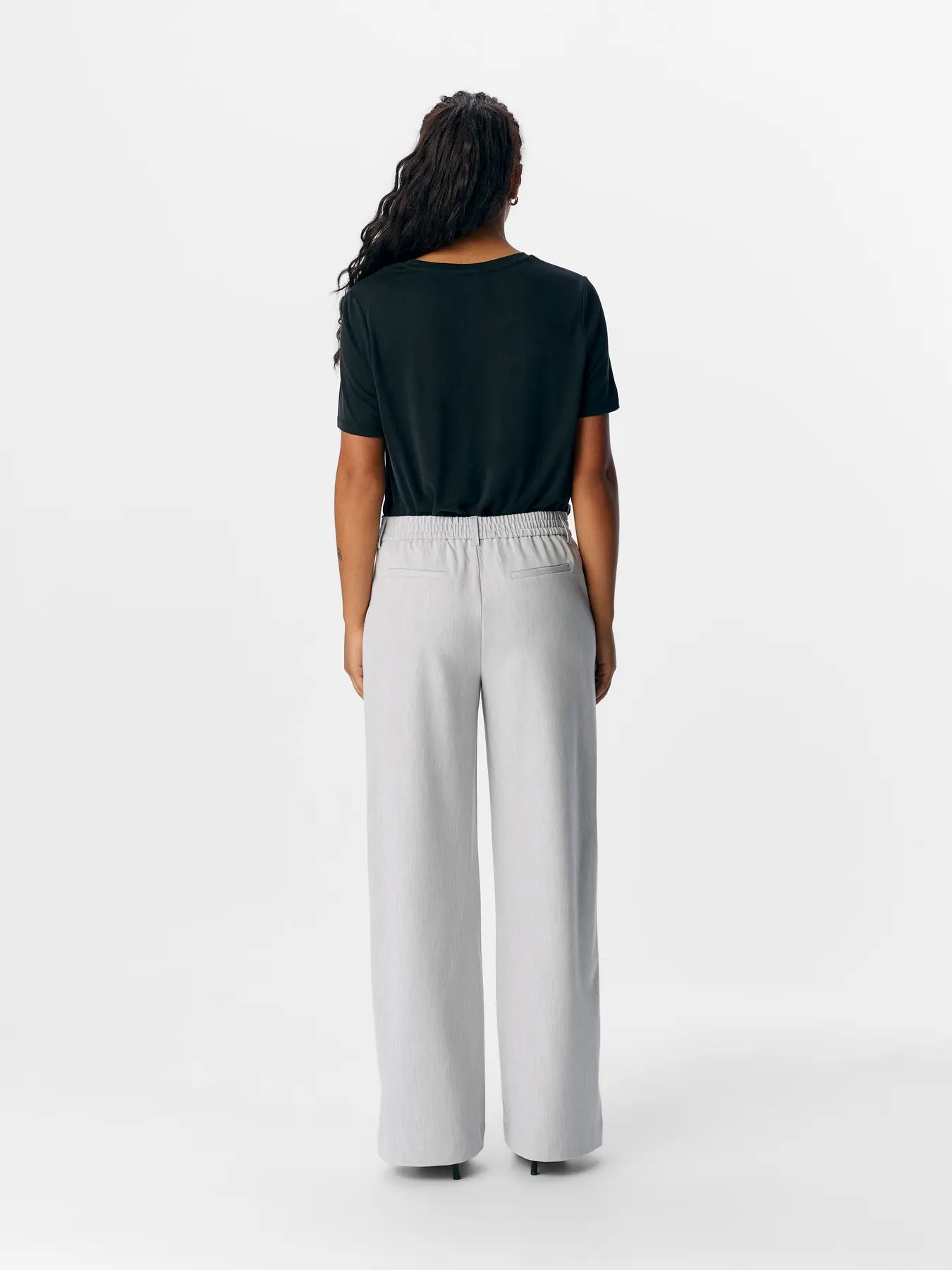 Object | Pantalon Lisa wide light grey