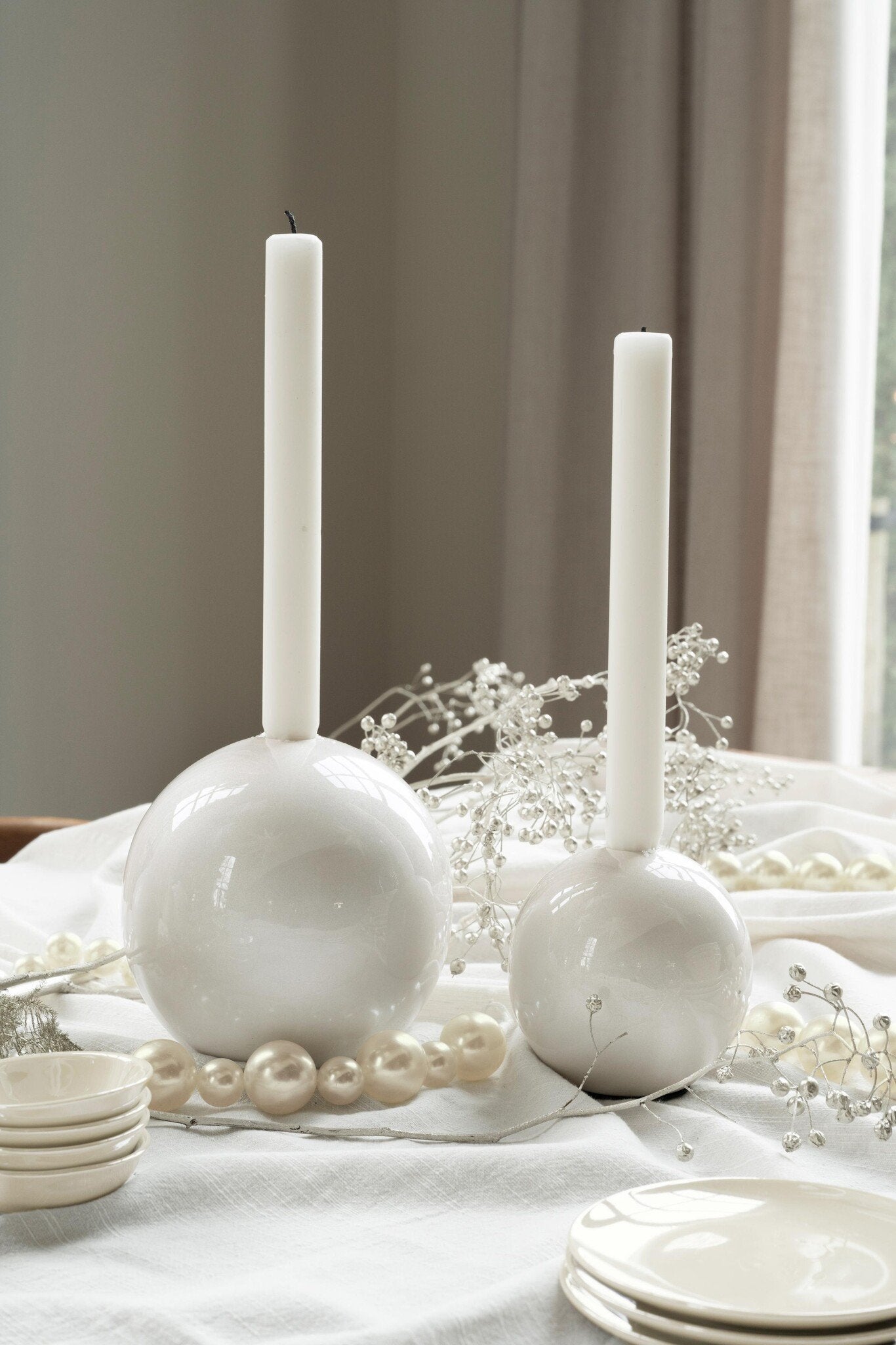 vtwonen | Kandelaar pearl 10cm