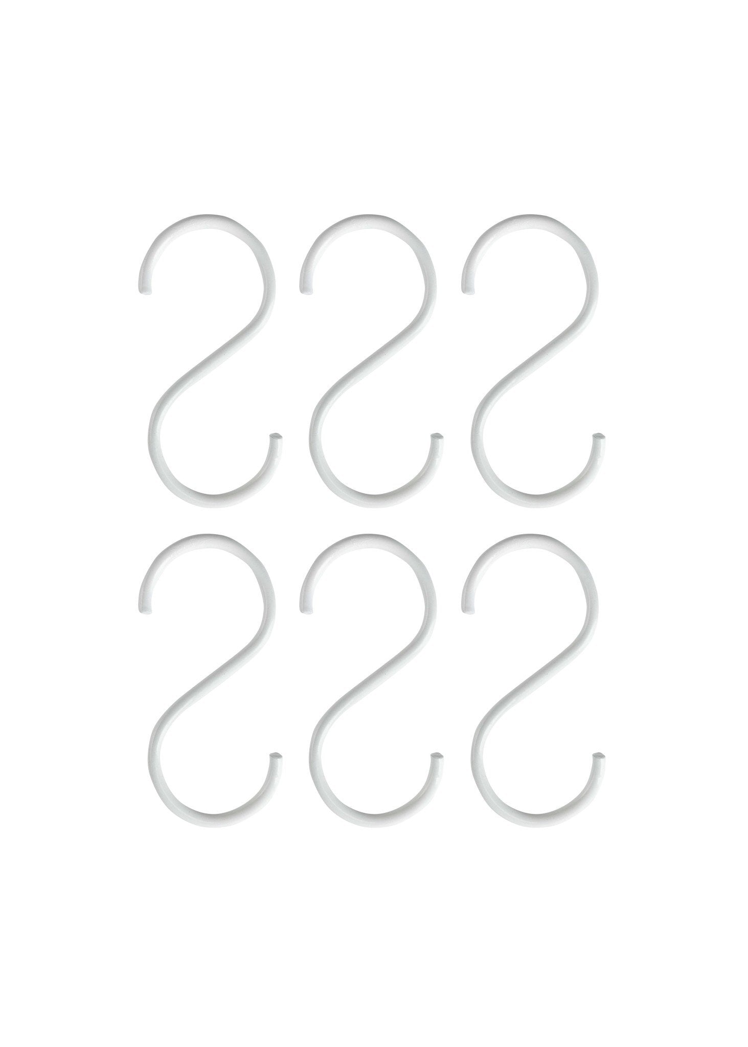 vtwonen | S-haken wit small (set6)
