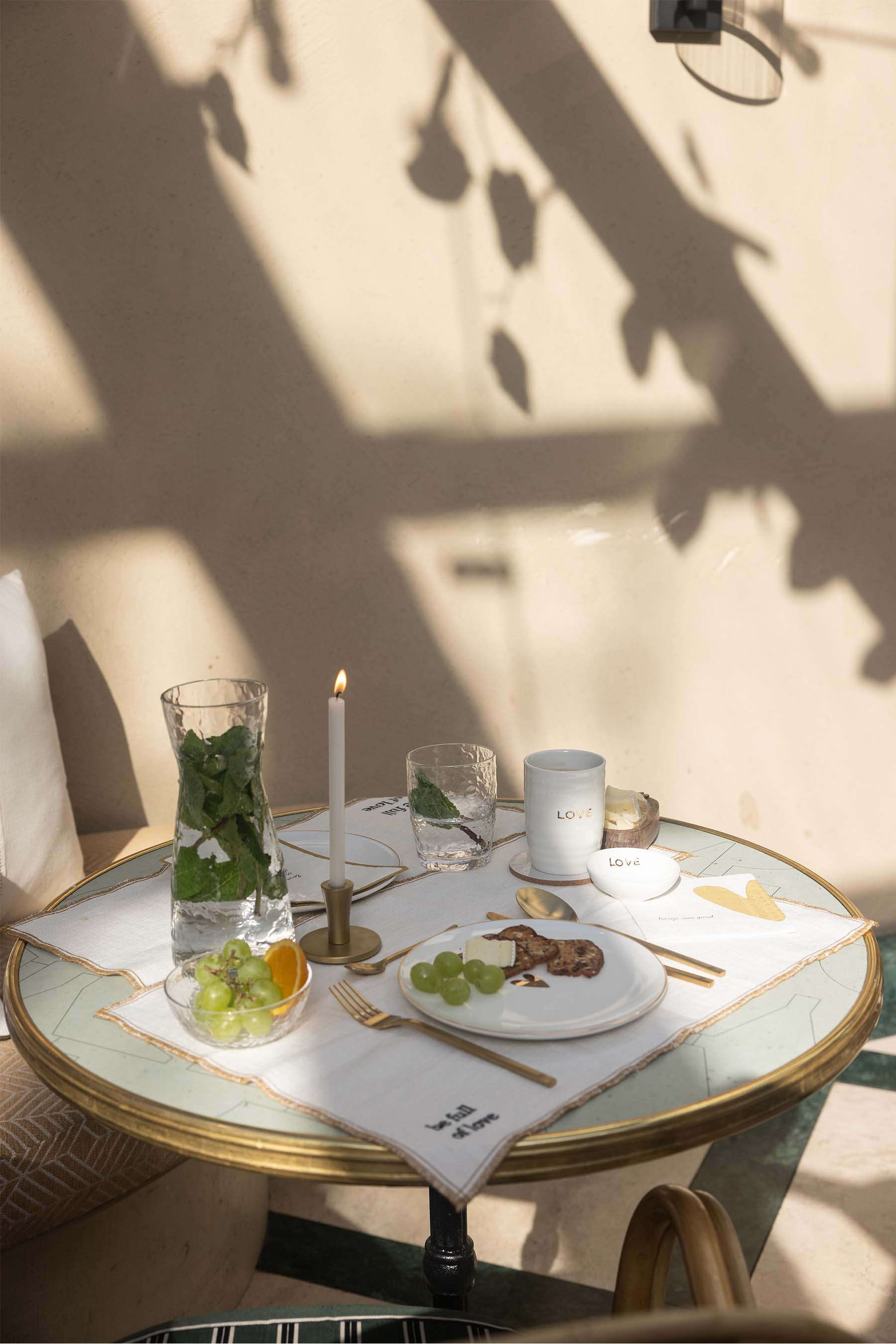 Zusss | Waterkan glas hartje