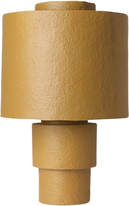 HK Living | Tafellamp Gesso mosterd