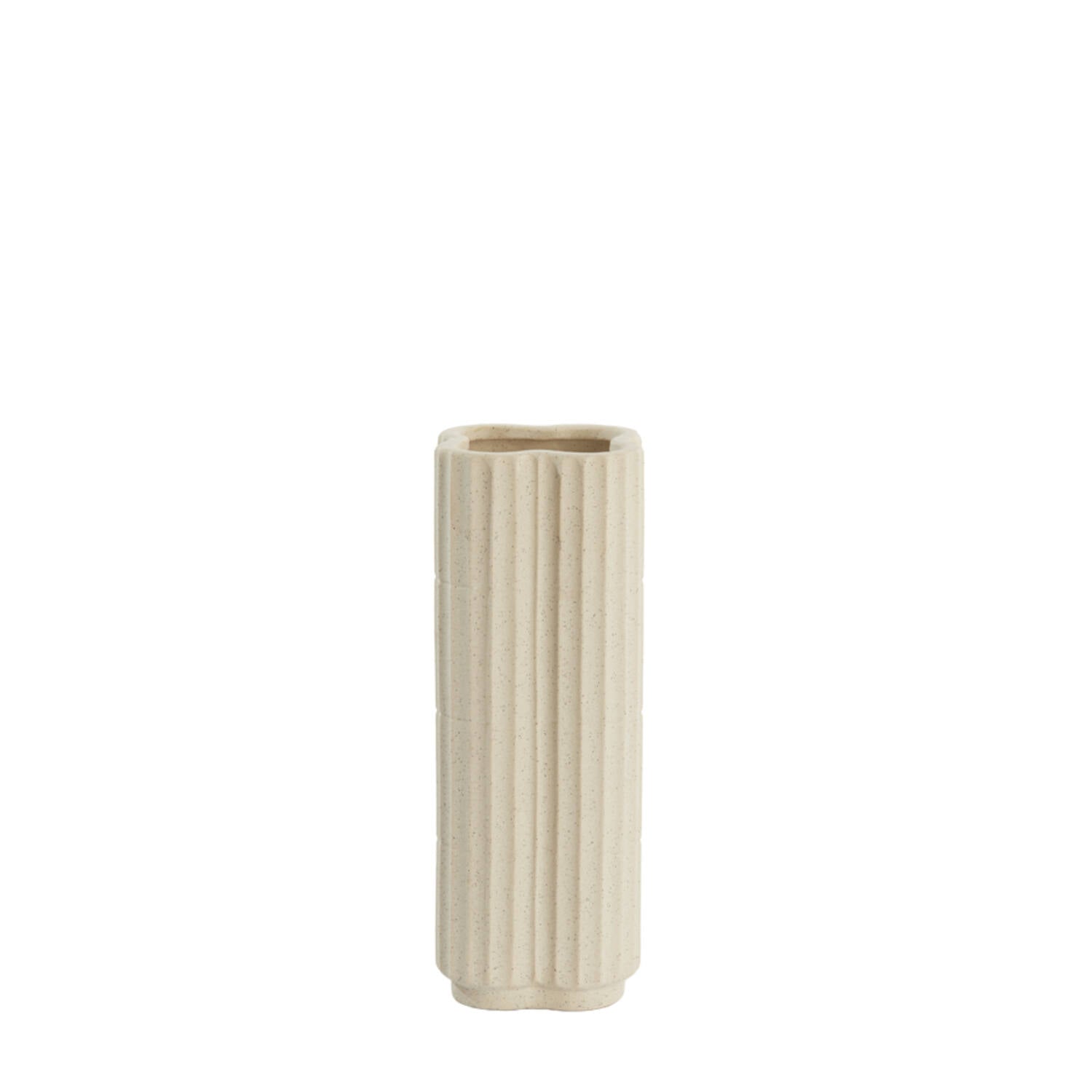 Light & Living | Vaas Castor 15x35cm ecru
