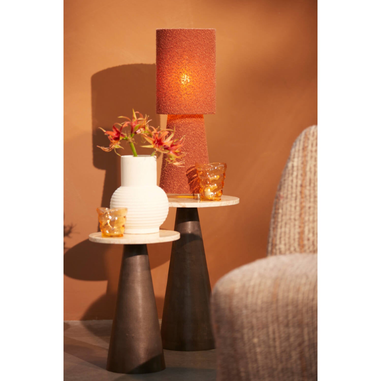 Light & Living | Vaas Ulloa 19x25cm creme