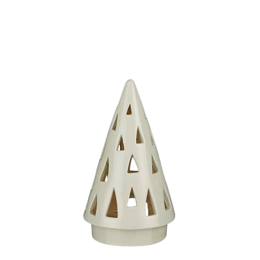 Selected by | Theelichthouder boom wit 29x16cm
