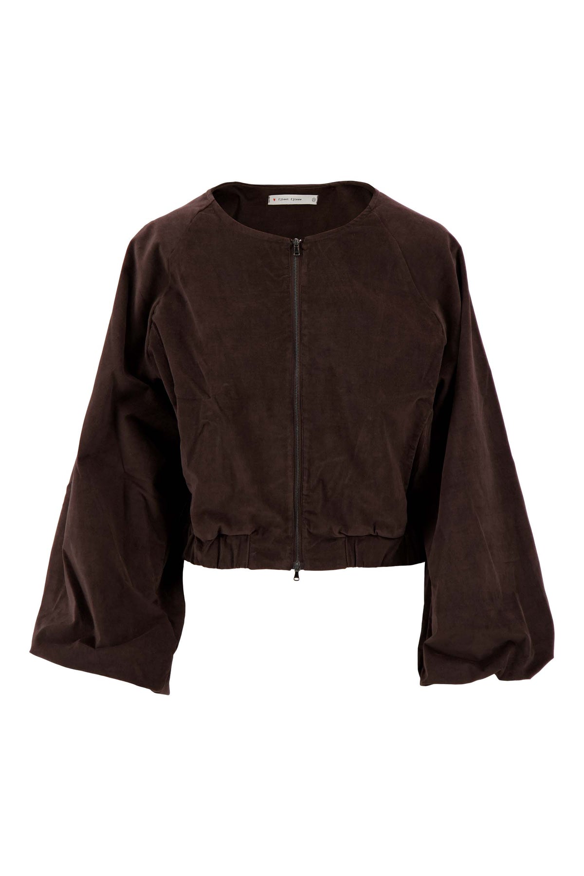 Zusss | Velours bomber choco