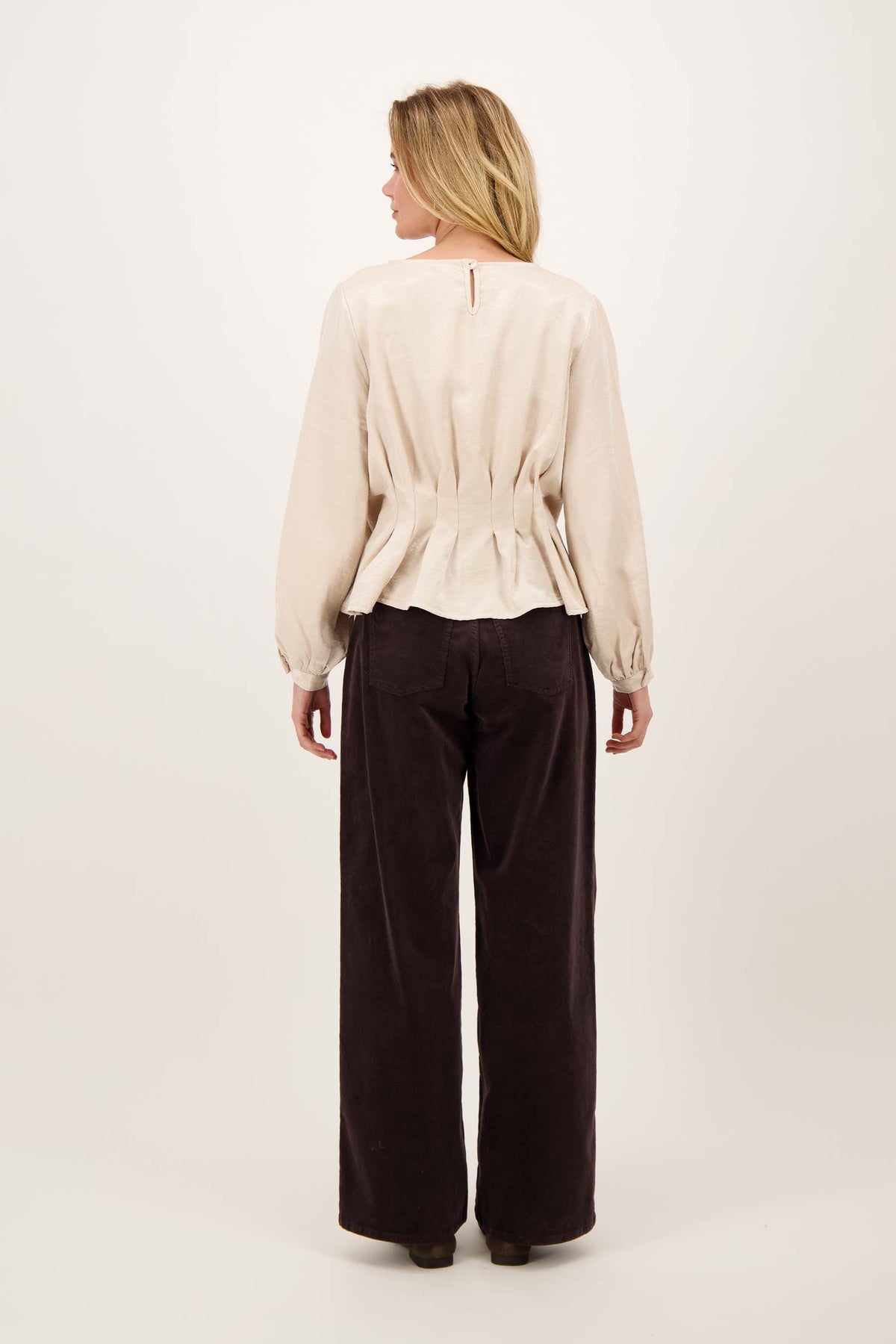 Zusss | Top voile nude pink