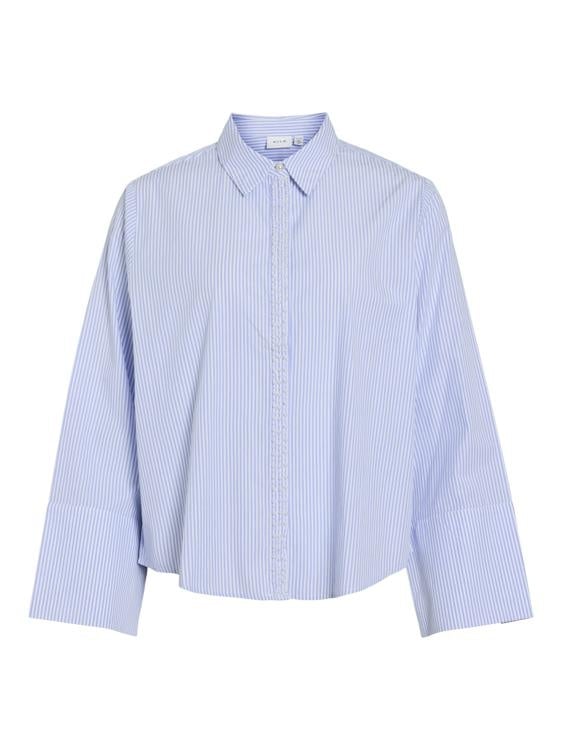 Vila | Blouse Pilina snow white/blue