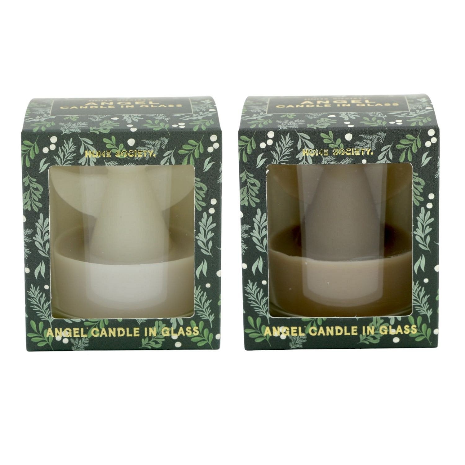 Home Society | Kaars engel in glas