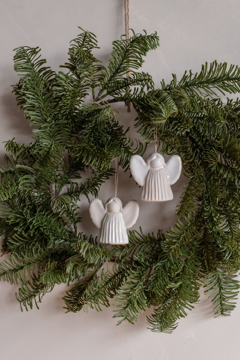 Home Society | Ornament Angel Stripes beige Assorti