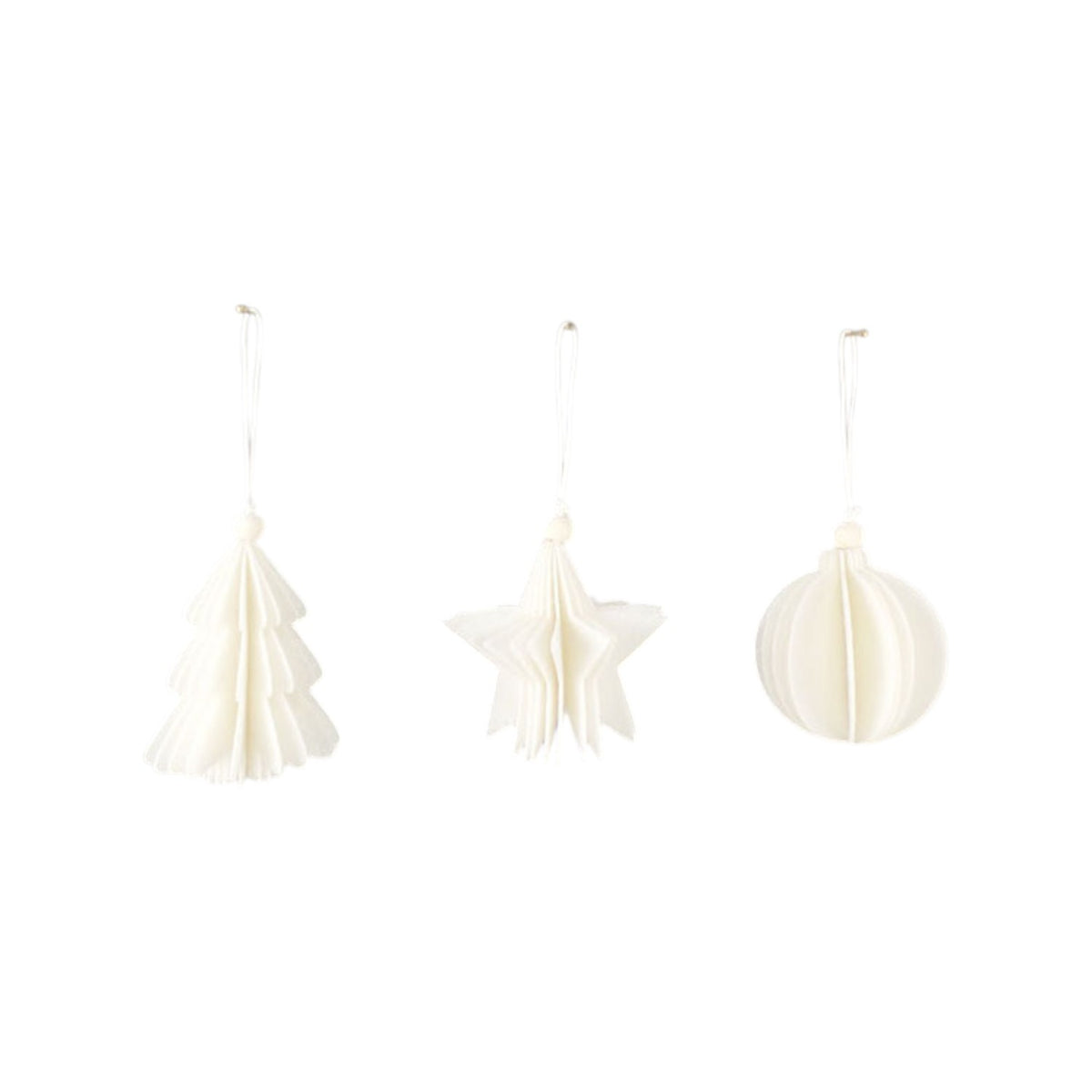 Home Society | Ornament vilt Vita wit Assorti