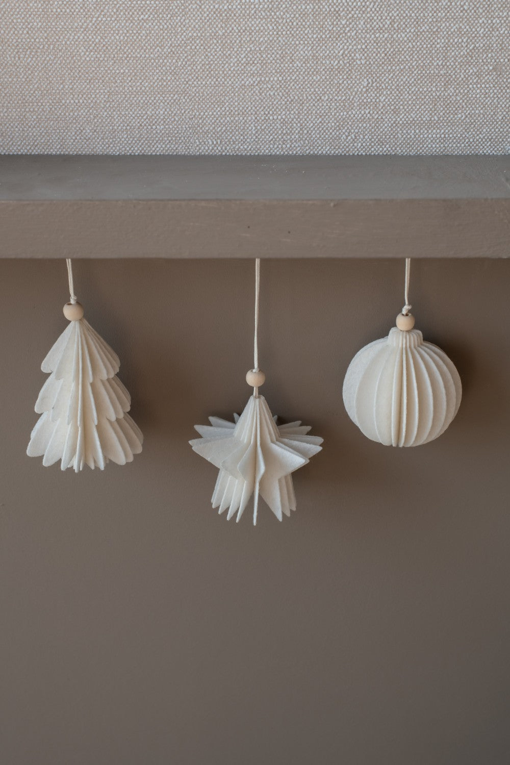Home Society | Ornament vilt Vita wit Assorti