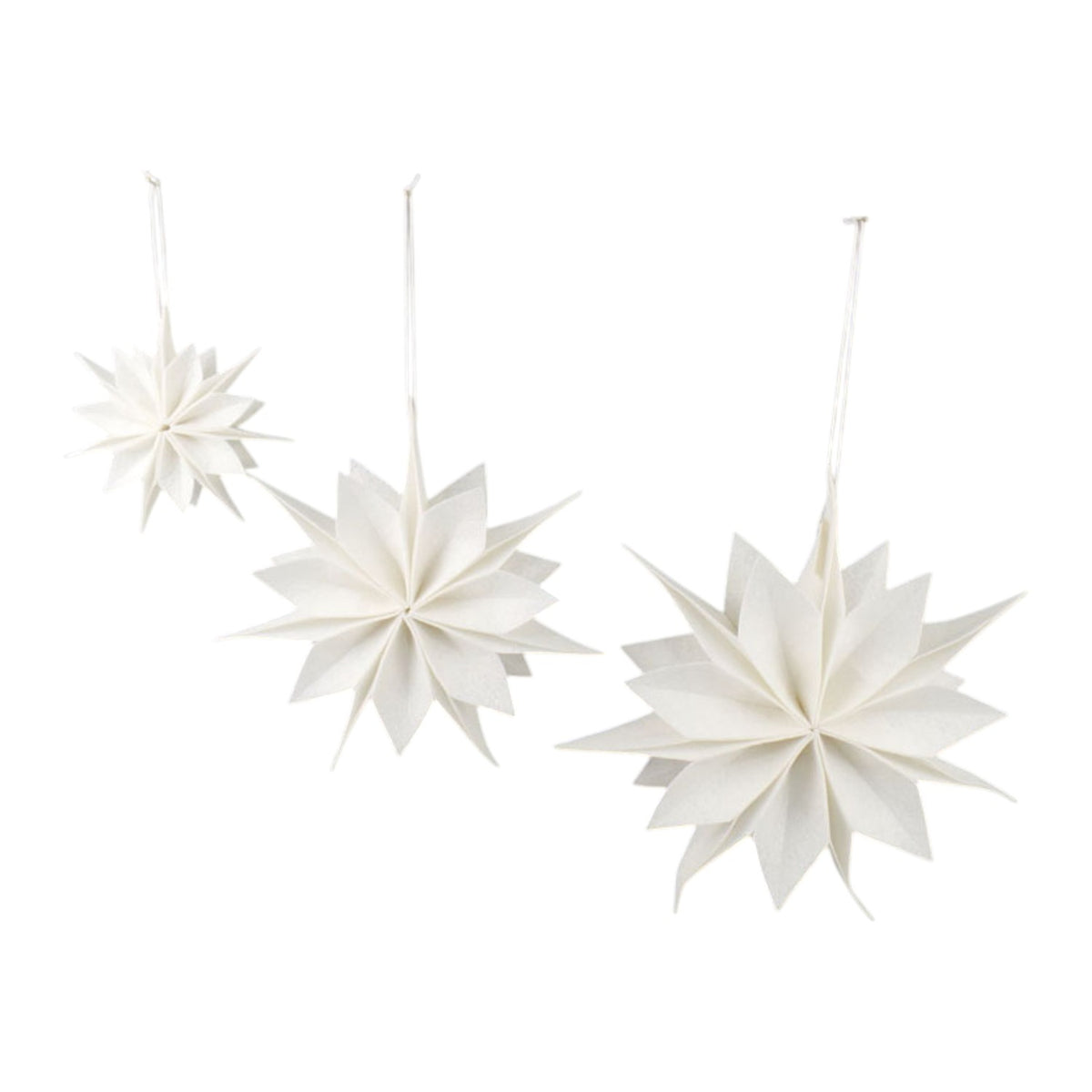 Home Society | Ornament vilten ster Inga Set 3