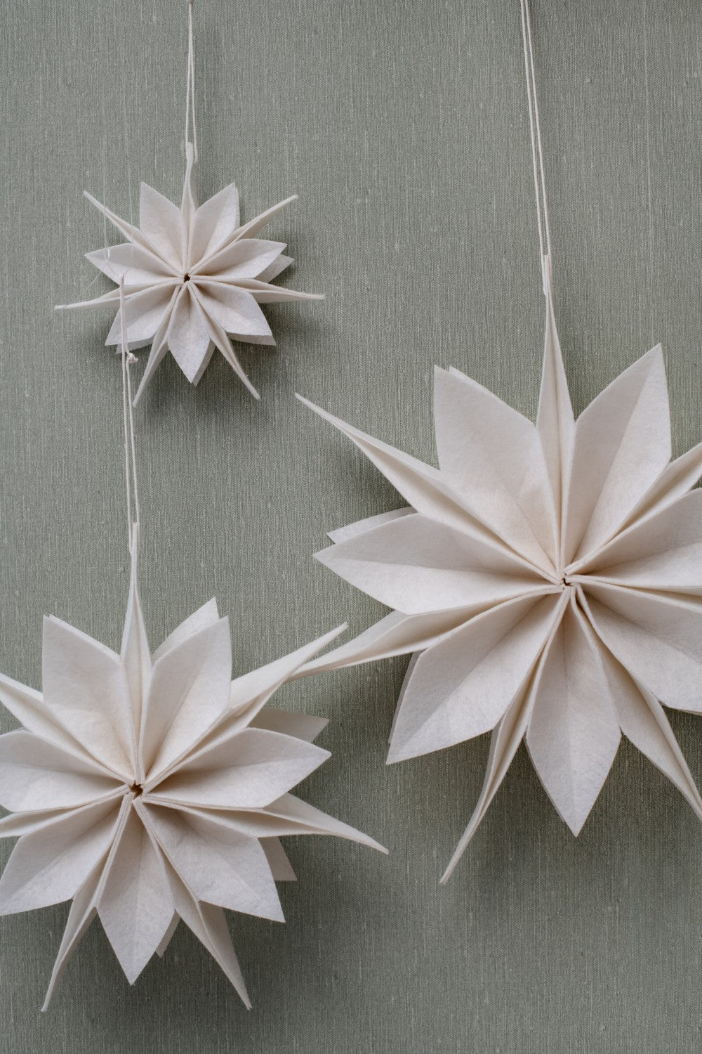 Home Society | Ornament vilten ster Inga Set 3