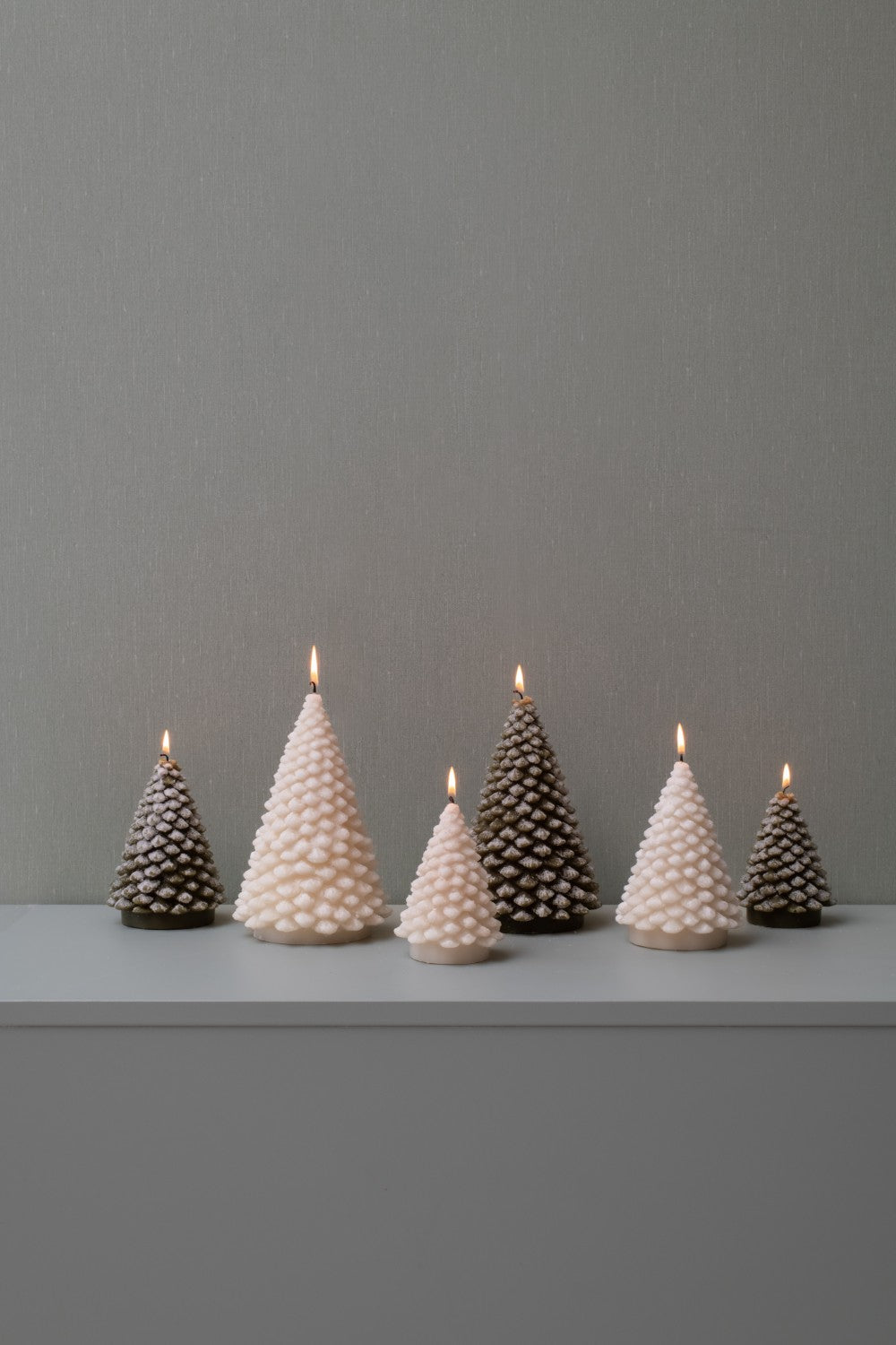 Home Society | Deco Kaars boom Snow wit S