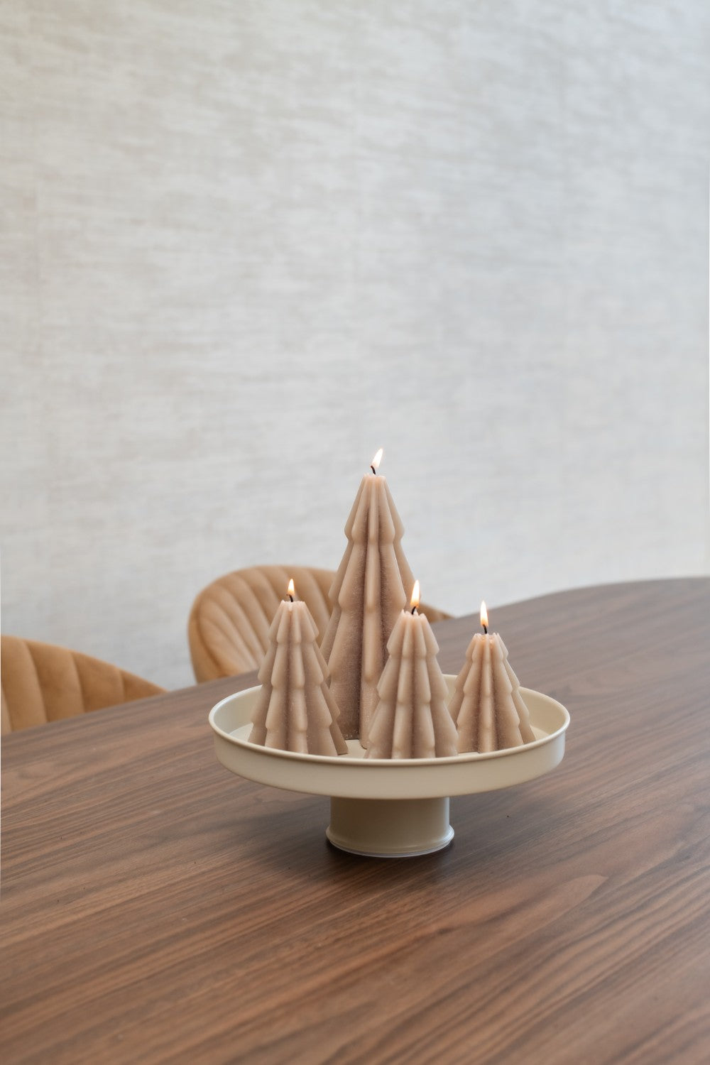 Home Society | Deco Kaars boom Lio taupe M