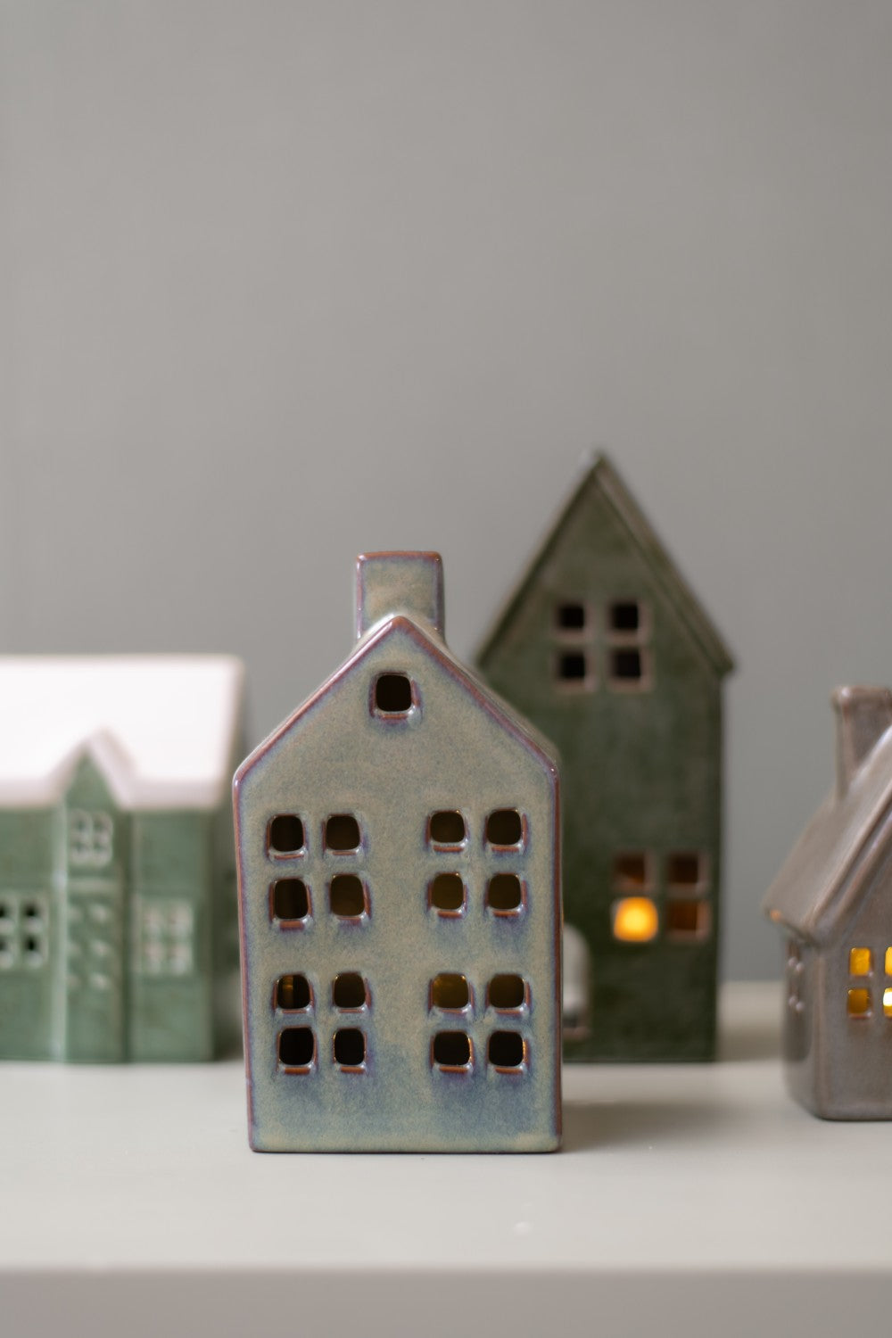Home Society | Deco huis Glaze groen M