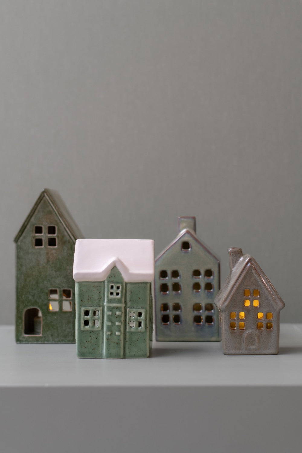 Home Society | Deco huis Glaze groen M
