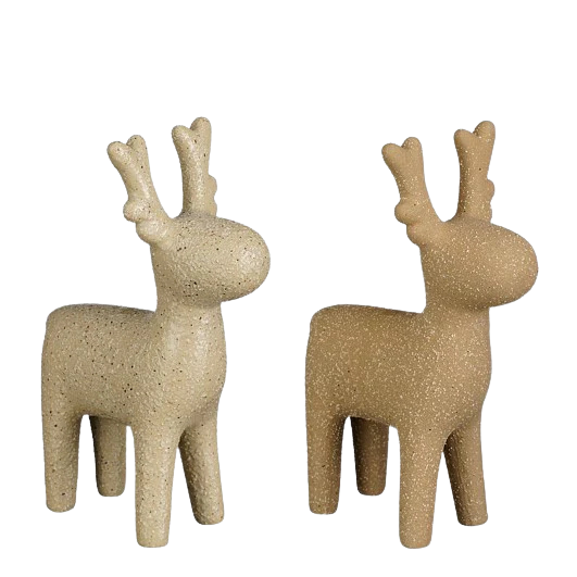 Selected by | Hert bruin assorti 13x7x18cm