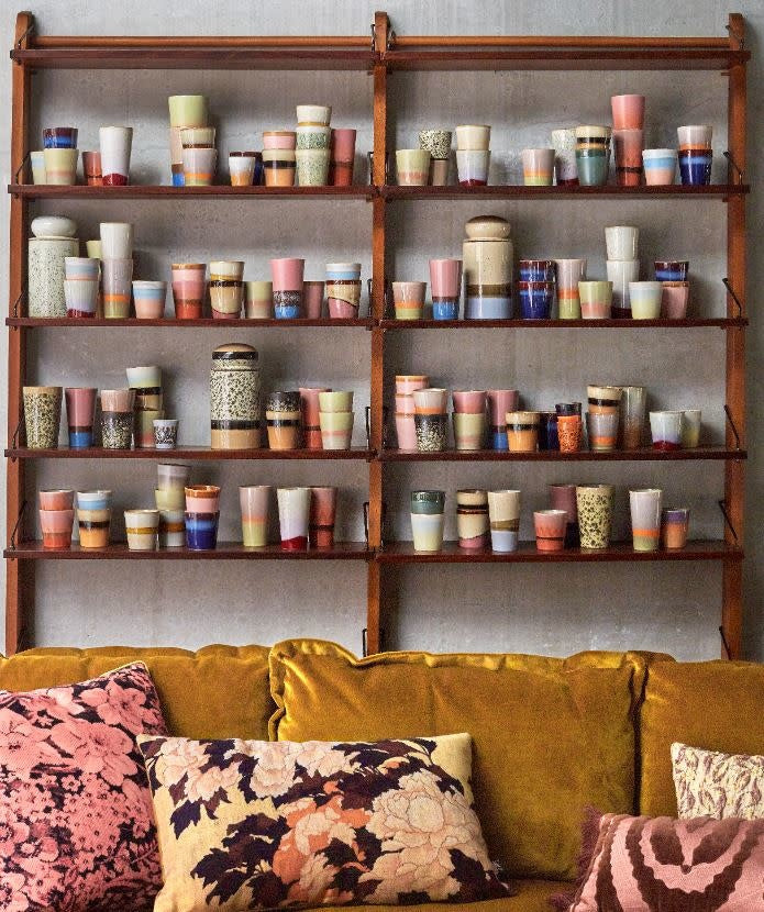 HK Living | 70's servies koffiekopje Moss