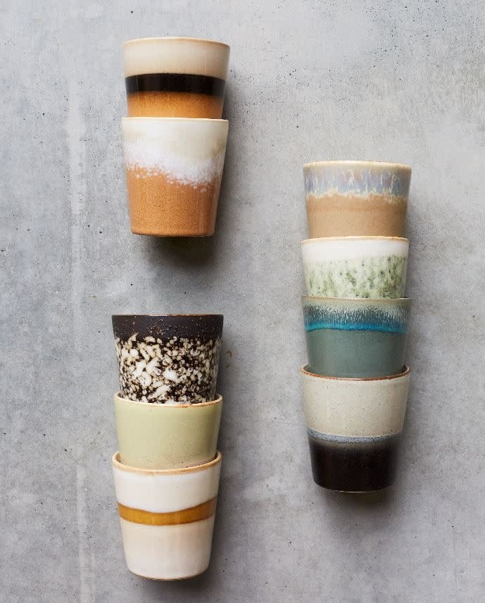 HK Living | 70's servies koffiekopje Moss