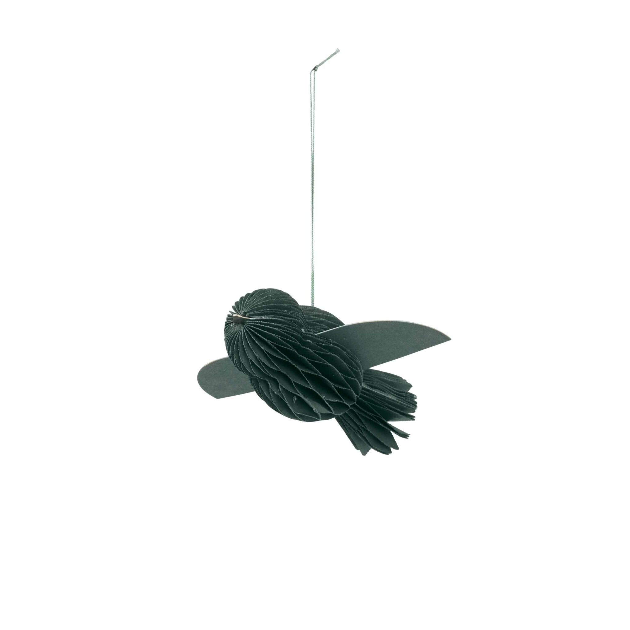 Broste Copenhagen | Papieren vogeltje groen 10cm