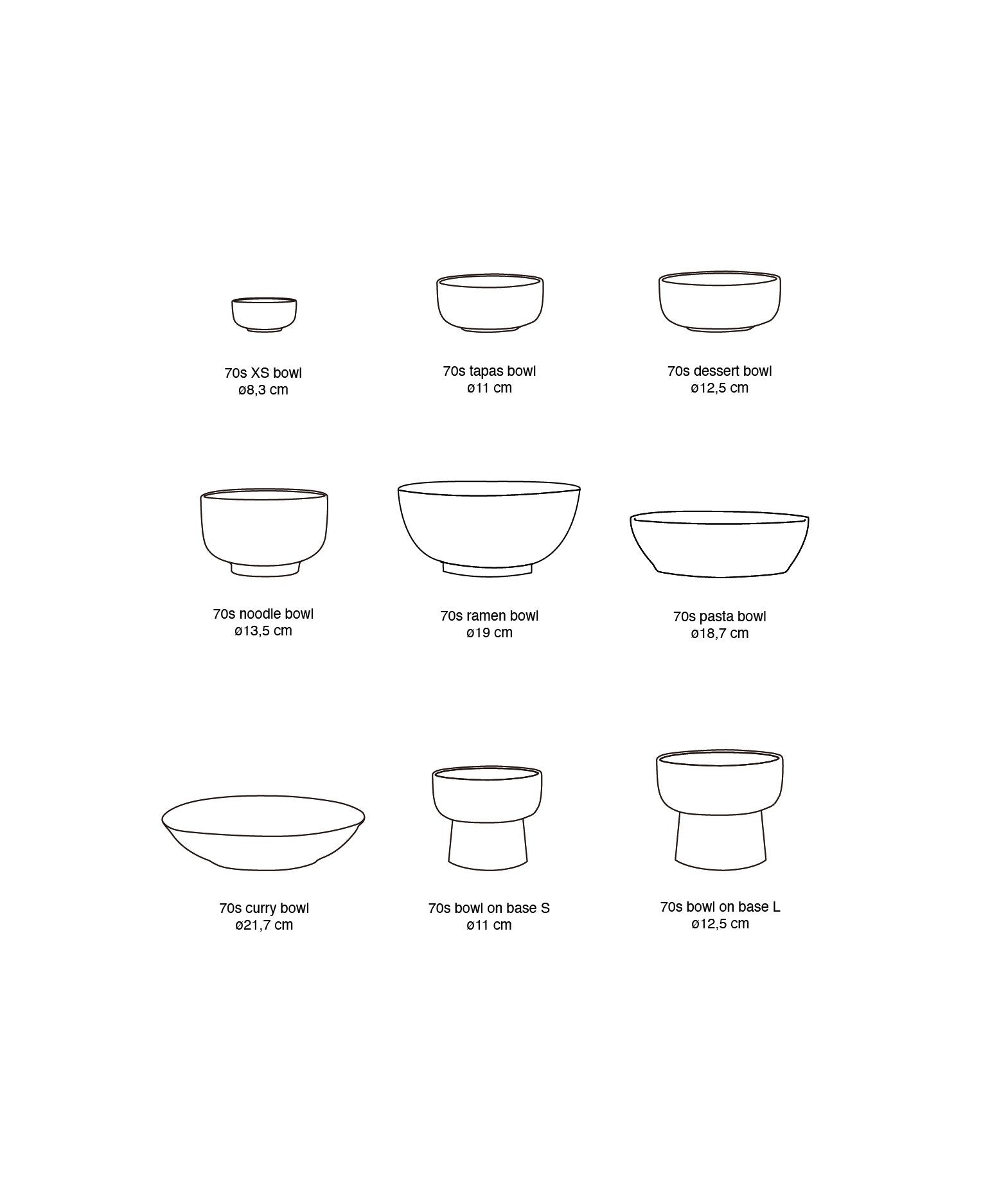 HK Living | 70's servies curry bowl Bubble