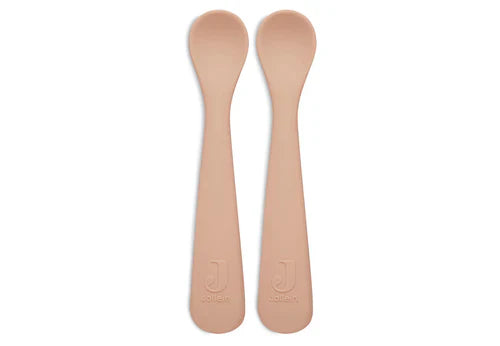 Jollein | Siliconen lepeltjes pale pink 2stuks