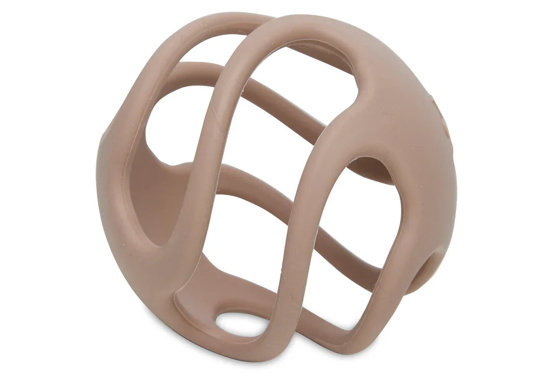 Jollein | Bijtring bal siliconen 10cm biscuit