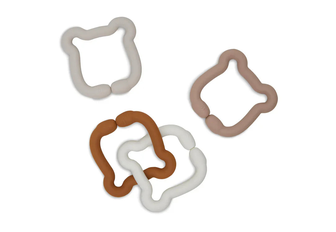 Jollein | Speelgoed ringen siliconen teddy bear