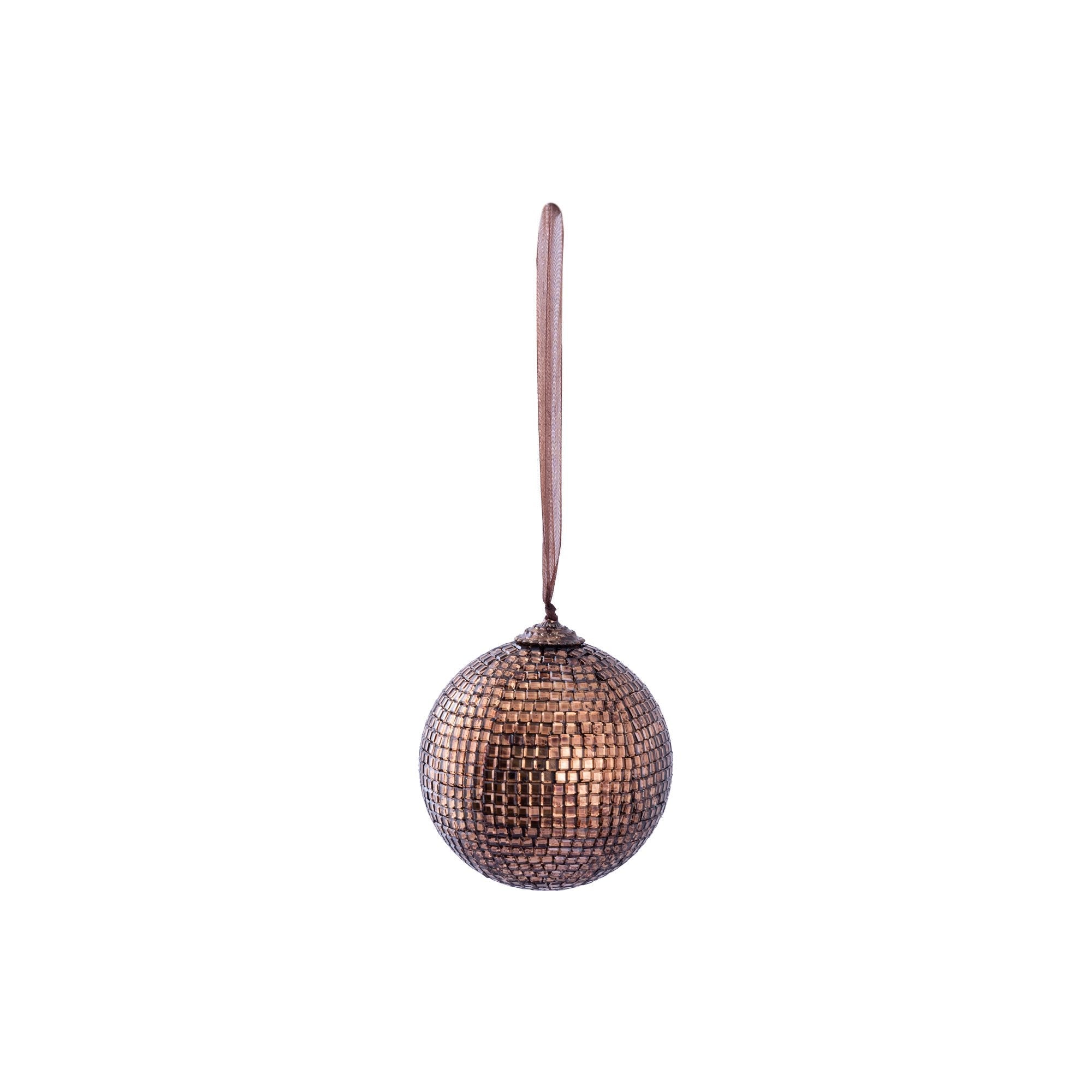 PTMD | Kerstbal meaghan bruin mosaic M