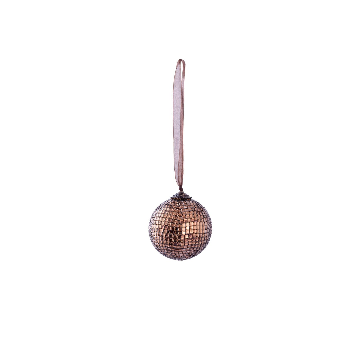 PTMD | Kerstbal meaghan bruin mosaic S