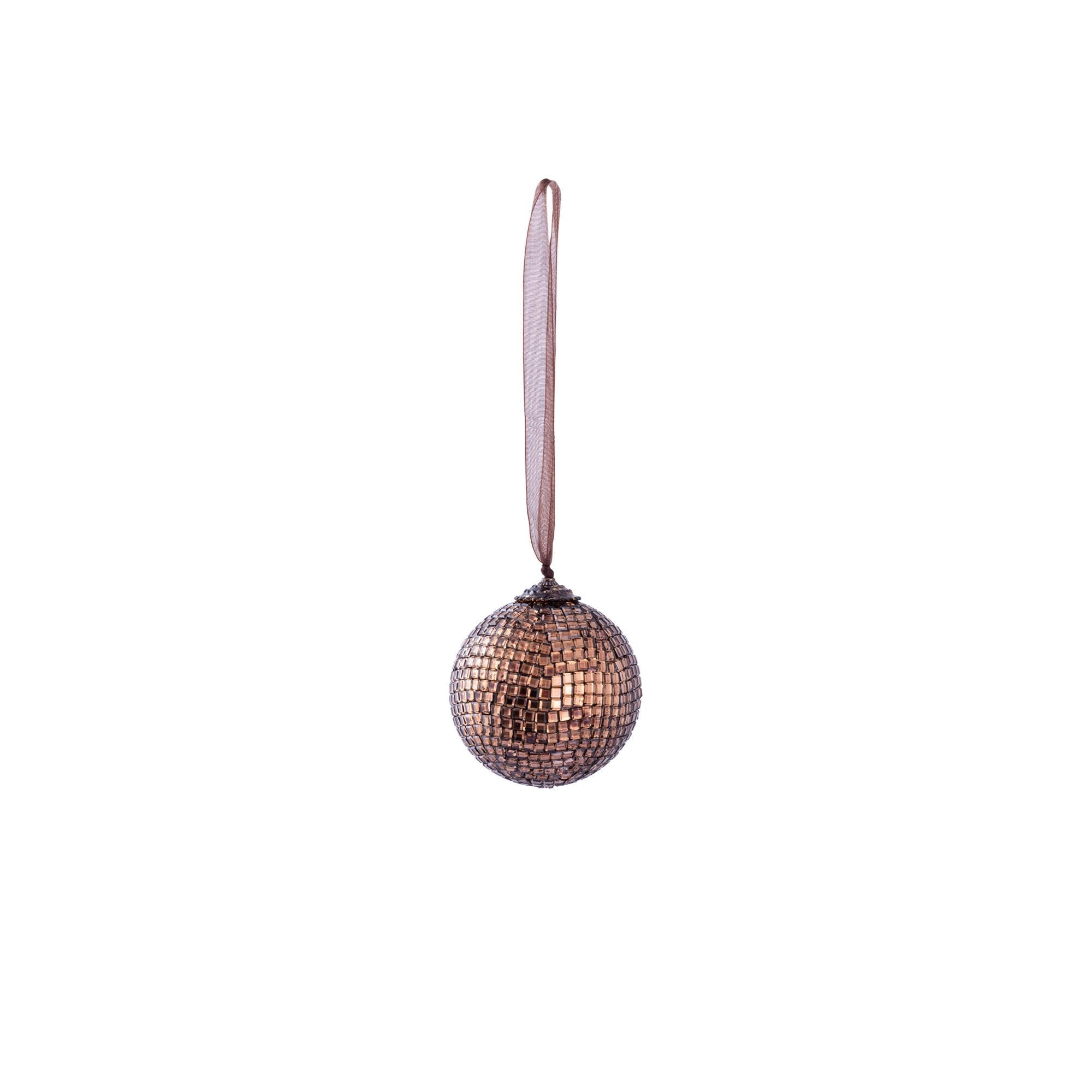 PTMD | Kerstbal meaghan bruin mosaic S