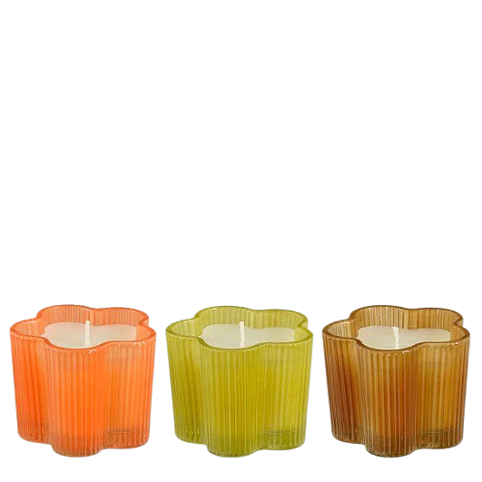 Selected by | Kaarsje in glas bloemvorm