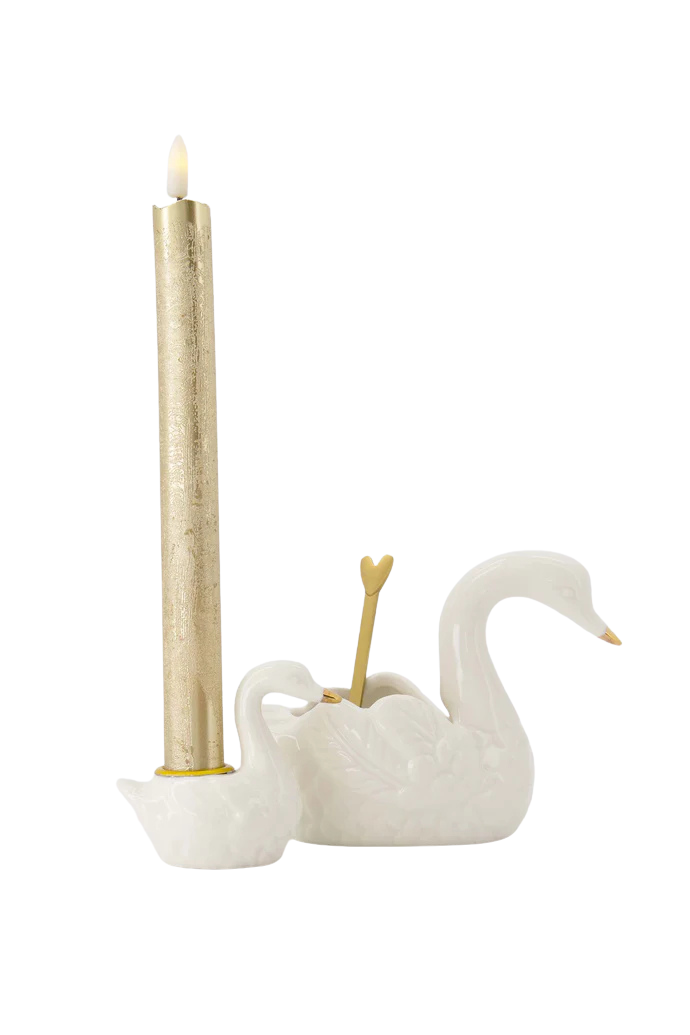 Zusss | Kandelaartje zwaan wit