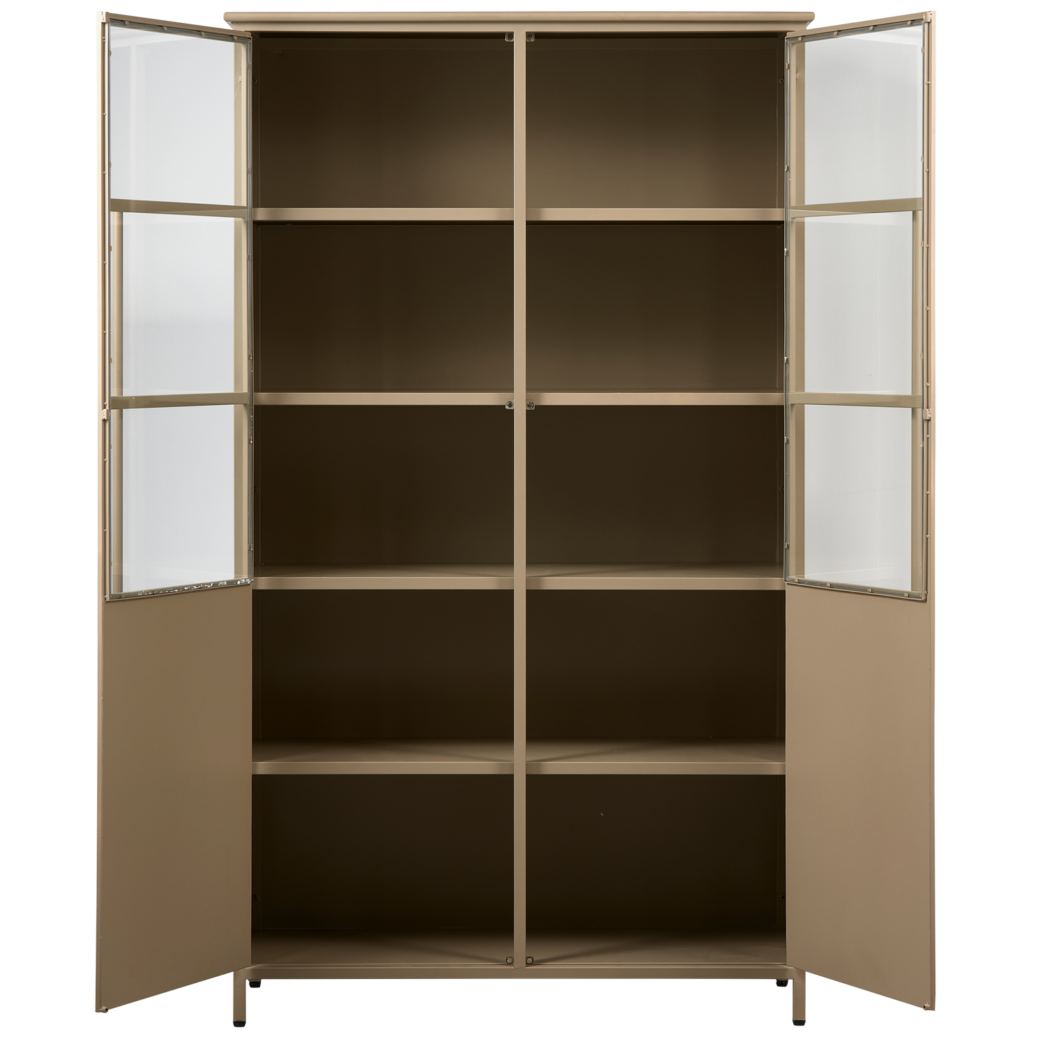 Woood | Vitrinekast Exhibit khaki