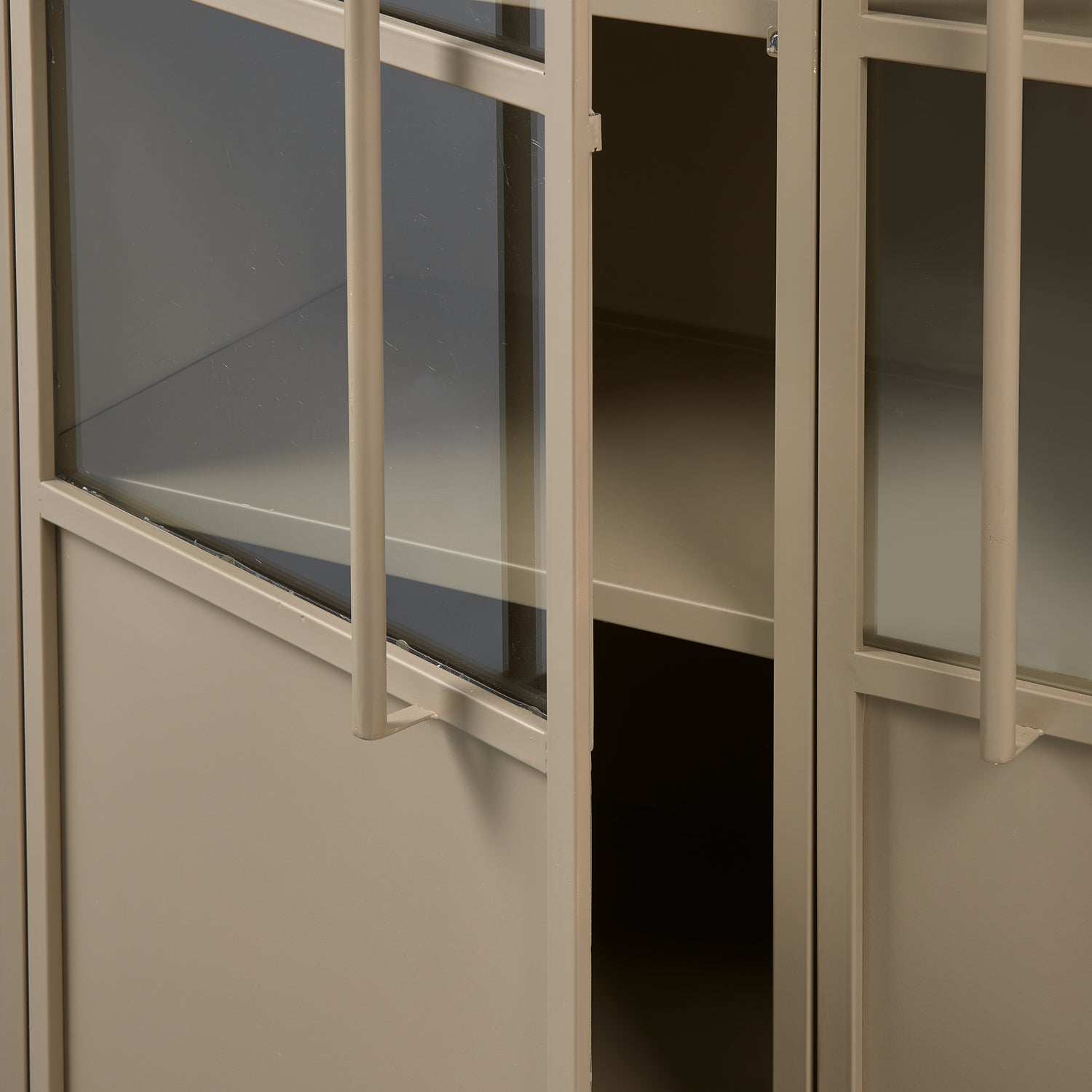 Woood | Vitrinekast Exhibit khaki