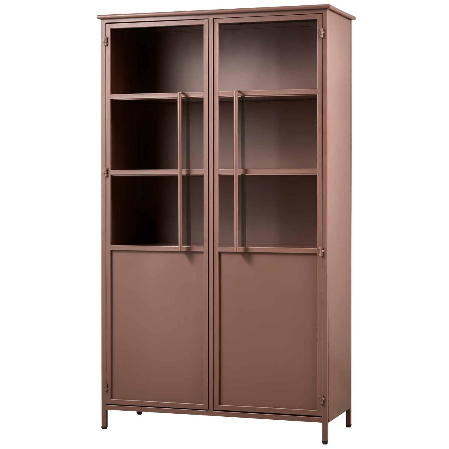 Woood | Vitrinekast Exhibit tan