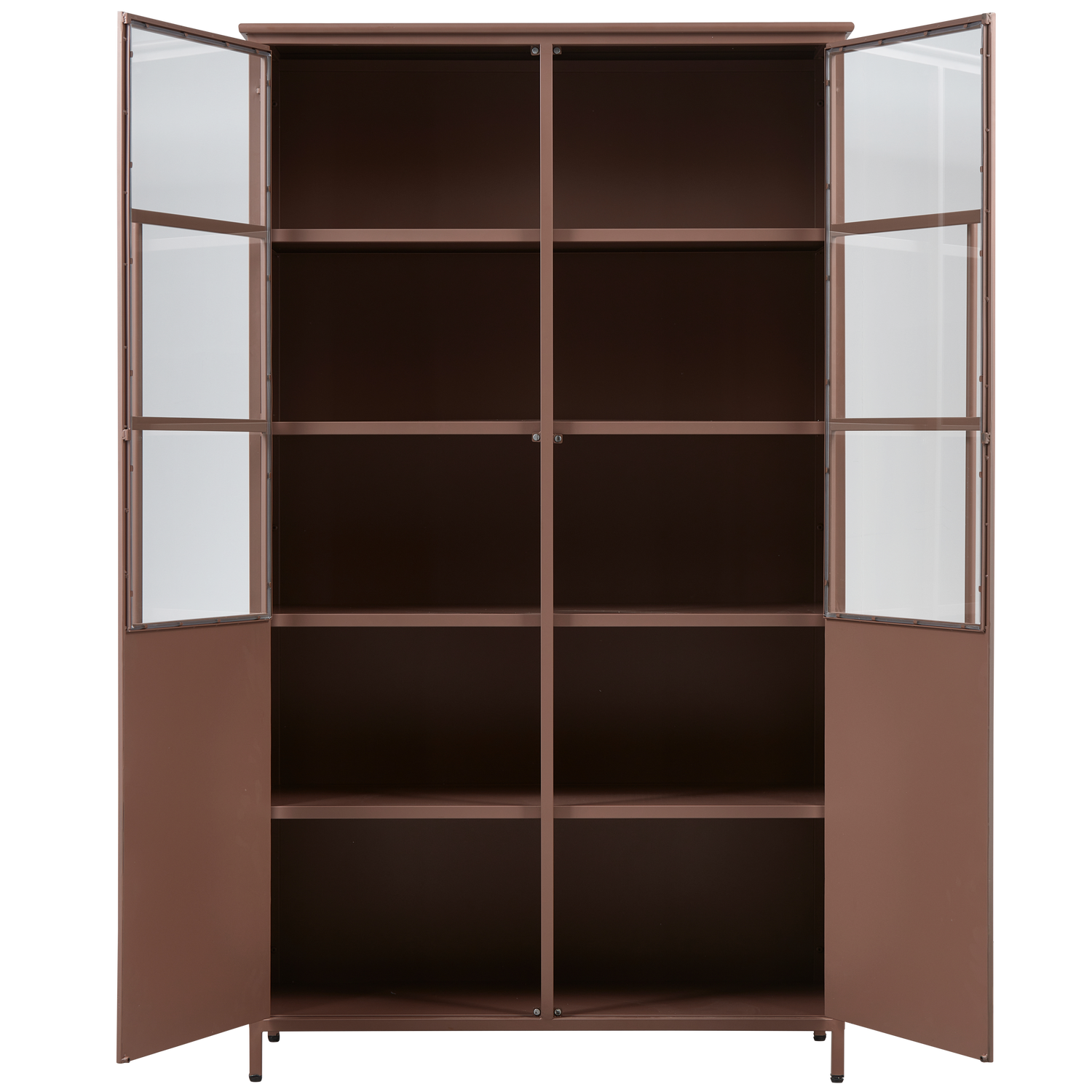 Woood | Vitrinekast Exhibit tan