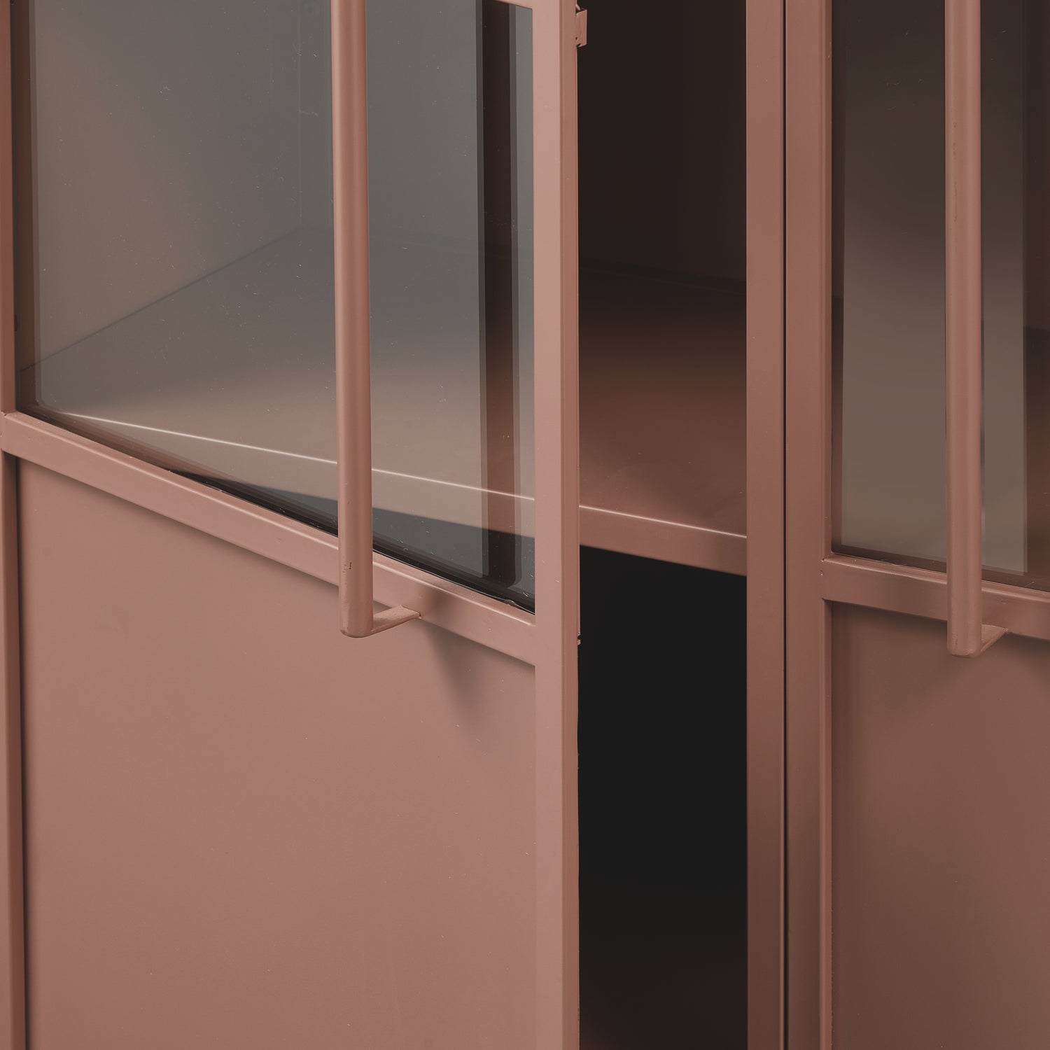 Woood | Vitrinekast Exhibit tan