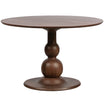 Woood | Ronde eettafel Blanco 120cm walnoot