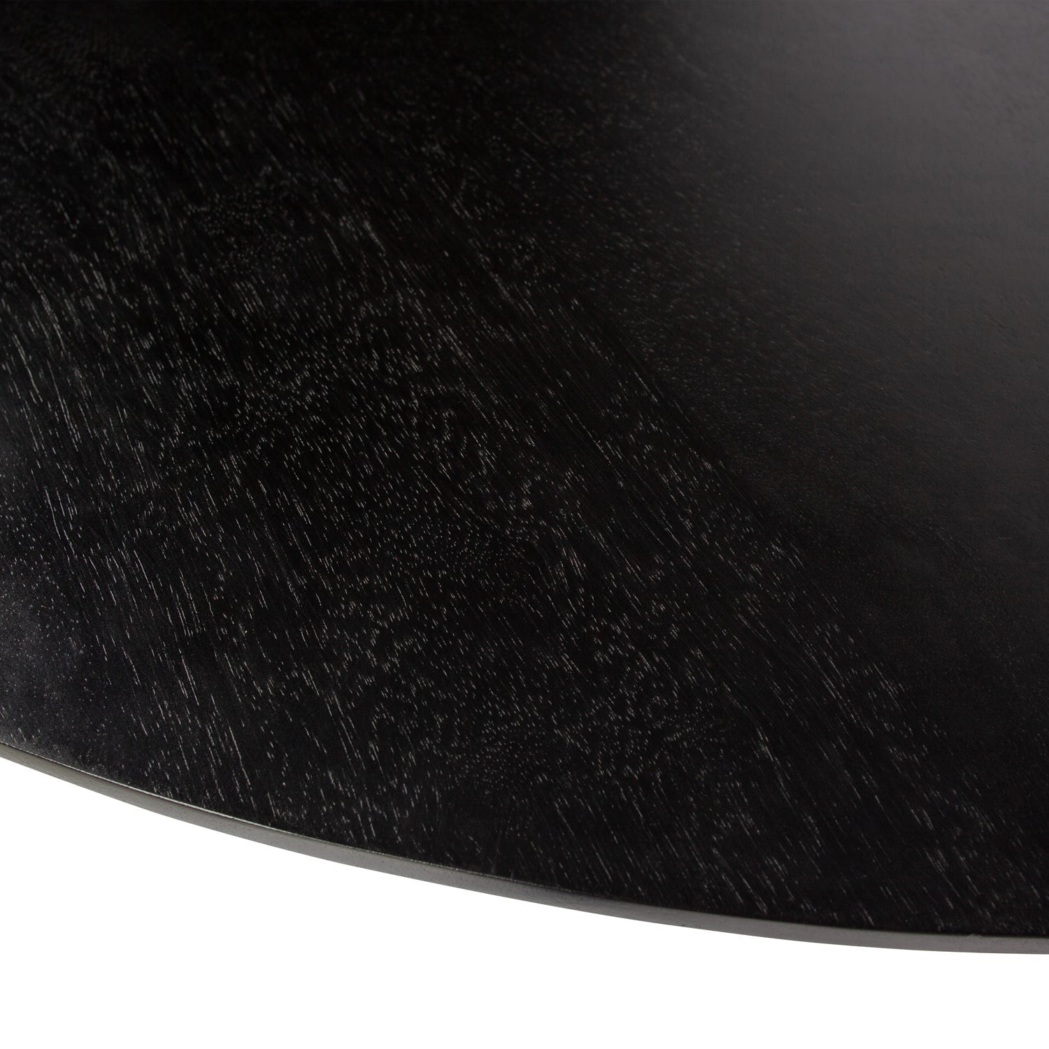 Woood | Ronde eettafel Blanco 120cm diepzwart